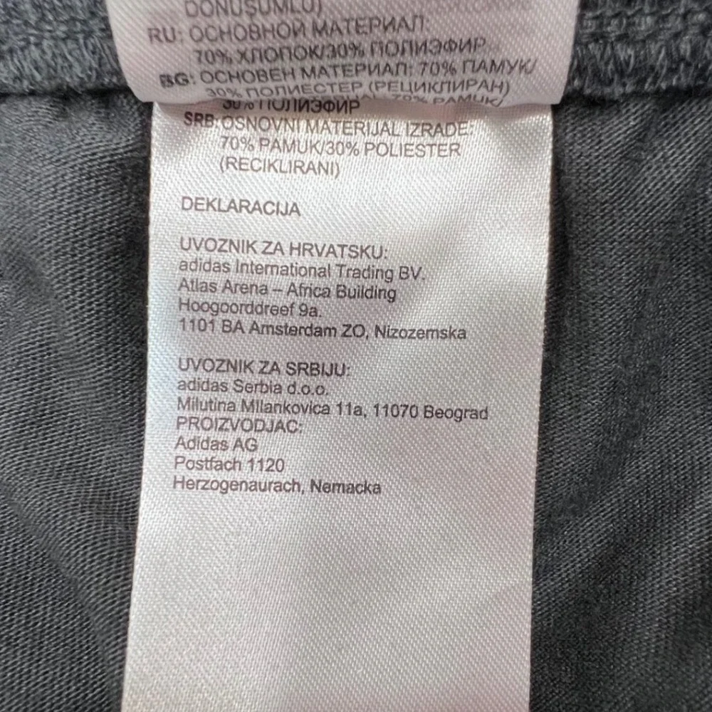 Adidas Mens Essentials French Terry Tapered Cuff Logo Pants Black 2XL GK8988